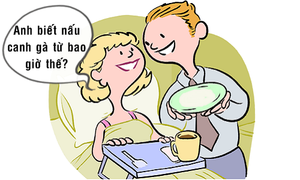 Ốm nặng thêm vì ăn canh gà chồng nấu