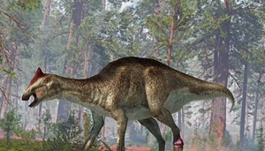 Khủng long vật vã vì khối u và vết thương đau đớn ở đuôi 