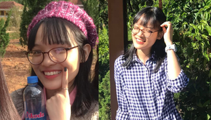 Nụ cười tỏa nắng của nữ sinh duy nhất 10 điểm Văn, xinh chuẩn ‘con nhà người ta’