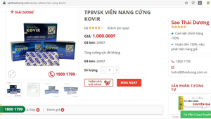 Bị tố tăng giá viên nang Kovir gấp nhiều lần, công ty Sao Thái Dương lên tiếng