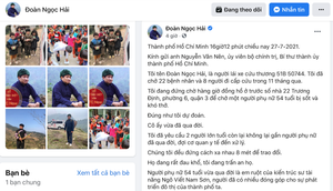 TP.HCM: Quận 3 xác minh thông tin ông Đoàn Ngọc Hải đăng trên Facebook