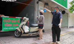Ảnh: Kiểm soát ra vào nghiêm ngặt tại các 'vùng xanh' TP.HCM