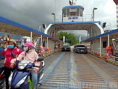 TP.HCM: Bến phà Cần Giờ - Cần Giuộc tạm dừng hoạt động từ ngày 30/7