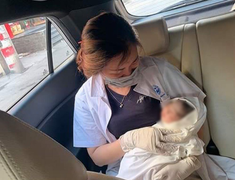 Cảm kích cán bộ chốt kiểm soát giúp sinh con, sản phụ đặt tên em bé là 'Công An'