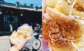 Chiếc bánh nức tiếng Hội An, giá chỉ 2.500 đồng kèm tấm vé trở về tuổi thơ