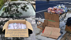 Ấm lòng các chốt kiểm dịch đượm tình người mọc lên khắp tuyến đường về quê