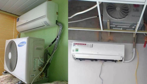 Các kiểu lắp điều hòa: Từ độc lạ đến hài hước khiến dân mạng 'từ chối hiểu'