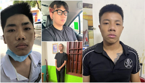 Tóm gọn toàn bộ 4 tên cướp xe máy của nữ lao công ở Hà Nội