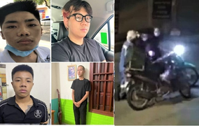 Bốn tên cướp xe máy của nữ lao công đối diện mức án cao nhất 15 năm tù
