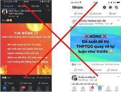 'Thi tốt nghiệp THPT năm 2022 bằng hình thức tự luận' là tin giả