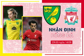 Nhận định bóng đá Norwich vs Liverpool vòng 1 Ngoại Hạng Anh