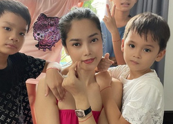 Gia đình á hậu Thuỳ Giang có 7 người mắc COVID-19 