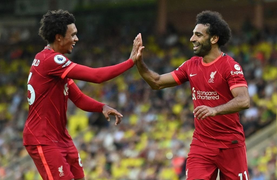 Kết quả Ngoại hạng Anh: Salah ghi bàn, Liverpool nhấn chìm Norwich