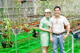 Ông chủ vườn lan Tuyết Hùng và bí quyết kinh doanh thành công từ hoa lan