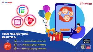EVNHANOI khuyến khích thanh toán tiền điện không dùng tiền mặt