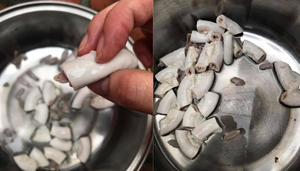 Tá hỏa phát hiện 'con kỳ quái' trong lòng lợn, cô gái bỗng bị dân mạng mỉa mai