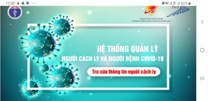 TP.HCM: Thân nhân có thể tra cứu thông tin, tình trạng người bệnh COVID-19 từ xa