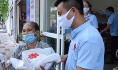 Siêu thị '0 đồng' ở Hải Phòng lan toả yêu thương tới người nghèo trong mùa dịch