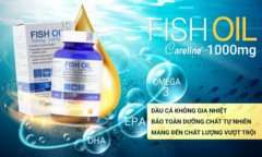 Dầu cá hồi Fish Oil Careline: Dầu cá không gia nhiệt giàu DHA và EPA