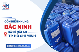 Cồn Ethanol Hiển Nhung đã có mặt tại TP.HCM