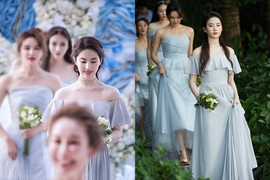 Lưu Diệc Phi làm phù dâu, xinh thế này bảo sao cô dâu nào cũng ngại mời