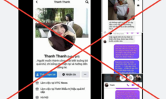 Tài khoản FB Thanh Thanh chê quà từ thiện xưng làm việc ở VTC News là giả mạo