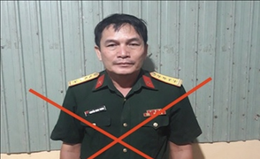 Giả danh đại tá quân đội đi lừa đảo, bị tóm gọn khi định vượt chốt kiểm dịch