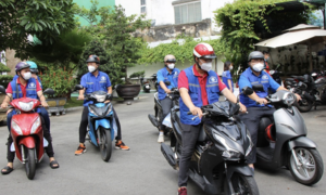 700 shipper tình nguyện giao thực phẩm an sinh tới từng nhà ở TP.HCM