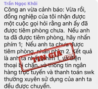 'Lừa chiếm đoạt thông tin ngân hàng trực tuyến qua điện thoại' là tin giả