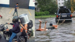 Cười ngất với chiêu trò của hội những người thích đùa từ trong nhà ra ngõ