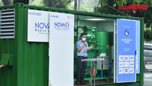 Video: Container tạo oxy, khí nén di động ‘Made in Việt Nam’ điều trị COVID-19 