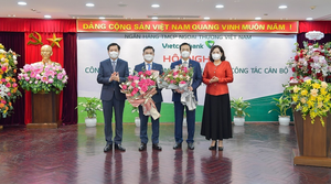 Vietcombank công bố quyết định nhân sự lãnh đạo cấp cao