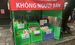 Những gian hàng không người bán ở Hà Nội