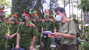 500 học viên Học viện Cảnh sát Nhân dân hỗ trợ Bình Dương chống dịch