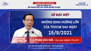 Tối nay, Chủ tịch TP.HCM Phan Văn Mãi trả lời người dân qua livestream