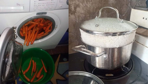 Dở khóc dở cười với các pha 'tai nạn' bếp núc, vừa nhìn đã thấy thảm họa