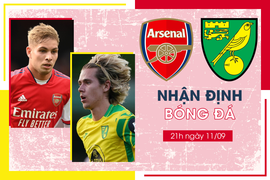 Nhận định bóng đá Arsenal vs Norwich vòng 4 Ngoại Hạng Anh