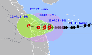 Rạng sáng mai, bão số 5 đổ bộ Thừa Thiên Huế đến Quảng Ngãi