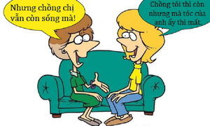 Tơ tưởng đến tóc của chồng