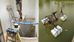 Kết quả của sự kết hợp giữa sáng tạo và ngốc nghếch: Xem thôi chớ dại bắt chước