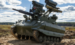 Robot chiến đấu diệt tăng của Nga lần đầu xuất hiện trong tập trận Zapad 2021