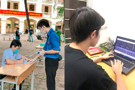 Mắc kẹt ở Hà Nội, sinh viên tình nguyện tham gia chống dịch COVID-19