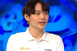 Nam sinh chiến thắng nghẹt thở ở phút cuối, giành vé vào chung kết Olympia