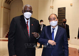 Chủ tịch nước Nguyễn Xuân Phúc hội kiến Chủ tịch Quốc hội Cuba