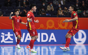 Phút kiên cường của tuyển futsal Việt Nam trước Á quân World Cup