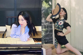 Các hot girl Trung Quốc 'hết cửa' lên chùa 'sống ảo'