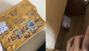 Đặt trà online, cô gái bất ngờ nhận về mẩu giấy nhắn kèm tiền trong kiện hàng 