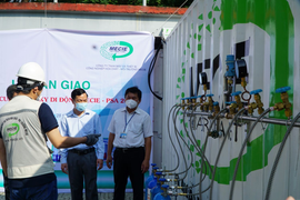 TP.HCM: Quận 1 tiếp nhận hệ thống sản xuất oxy y tế từ không khí tự nhiên