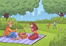 Có bao nhiêu khuôn mặt ẩn giấu trong bức tranh?