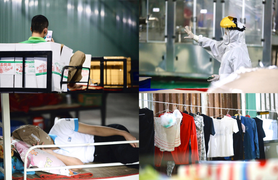 Ảnh: Bên trong nhà máy hoạt động '3 tại chỗ' giữa tâm dịch Bình Dương